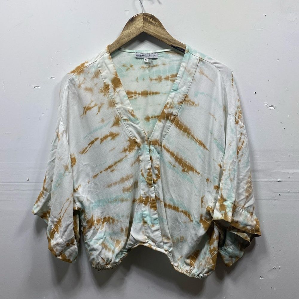 Young Fabulous & Broke Tie Dye Blouse Medium